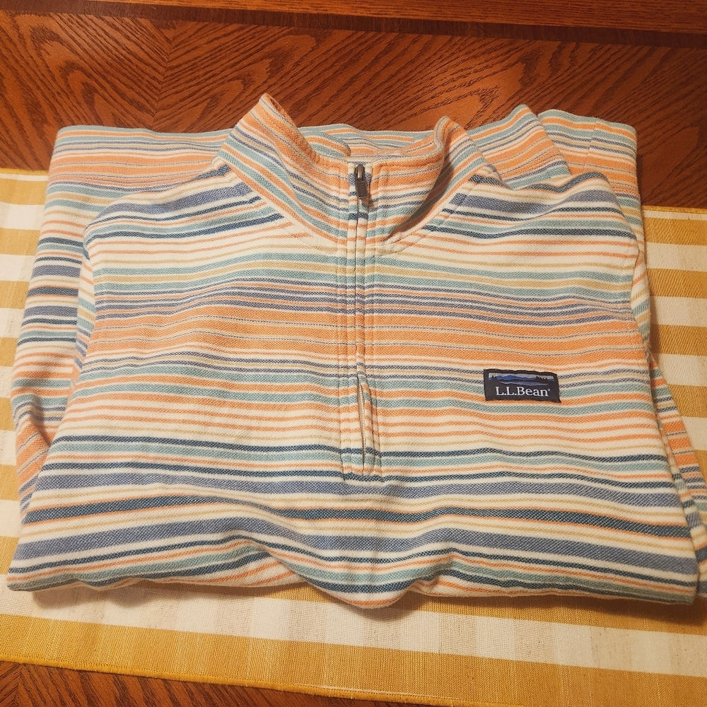 L.L. Bean Striped Pullover